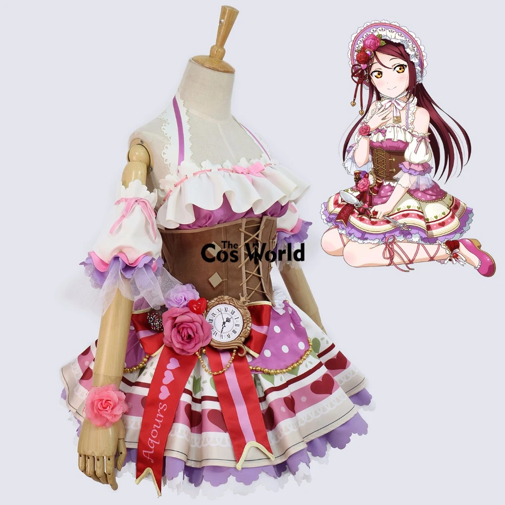Lovelive Aqoursチョコレートバレンタインデーsakurauchiりこメイドドレス制服衣装アニメコスプレ衣装 Anime Cosplay Costumes Cosplay Costumeanime Cosplay Aliexpress
