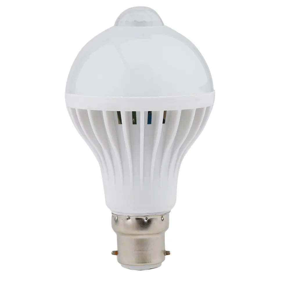 

10PCS B22 LED PIR Motion Sensor Lamp 7W Human Body Induction Lamp Bulb