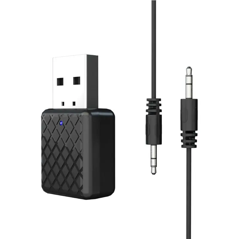 USB Bluetooth приемник передатчики 5,0 беспроводной 3,5 мм аудио музыка стерео адаптер для ТВ ПК Bluetooth динамик наушники 10166