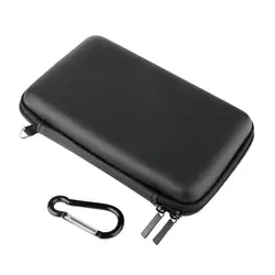 Прохладный Черный EVA чехол для переноски жесткий чехол сумка 18,5x11x4,5 см Для nintendo 3DS LL с ремень игровой аксессуары