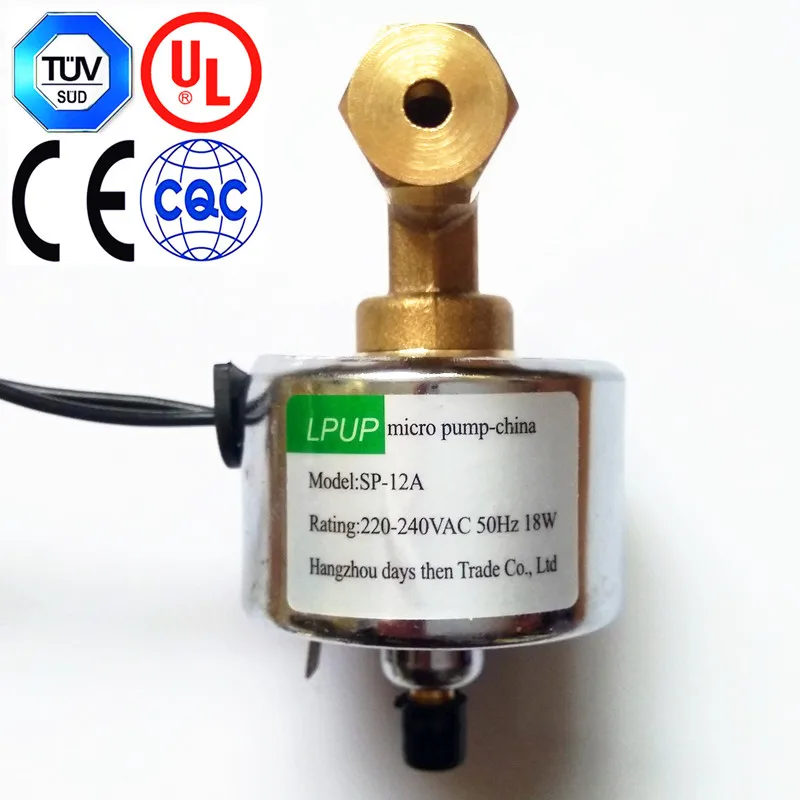 

1200W high-power miniature magnetic pump Pump Model SP-12A voltage 220-240VAC-50Hz power 18W