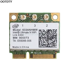 Двухдиапазонный 450 м 633 ANHMW PCI-E Беспроводной карта для Intel Ultimate Wi-Fi соединение 6300# L059# Новинка; Лидер продаж