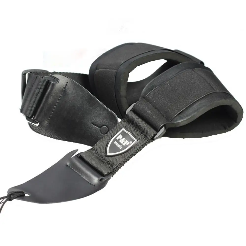 P & P espuma suave con cuero genuino extremo Eléctrico Acústica Guitarra Correa Guitarra partes y accesorios P & P espuma suave con cuero genuino extremo Eléctrico Acústica Guitarra Correa Guitarra partes y accesorios