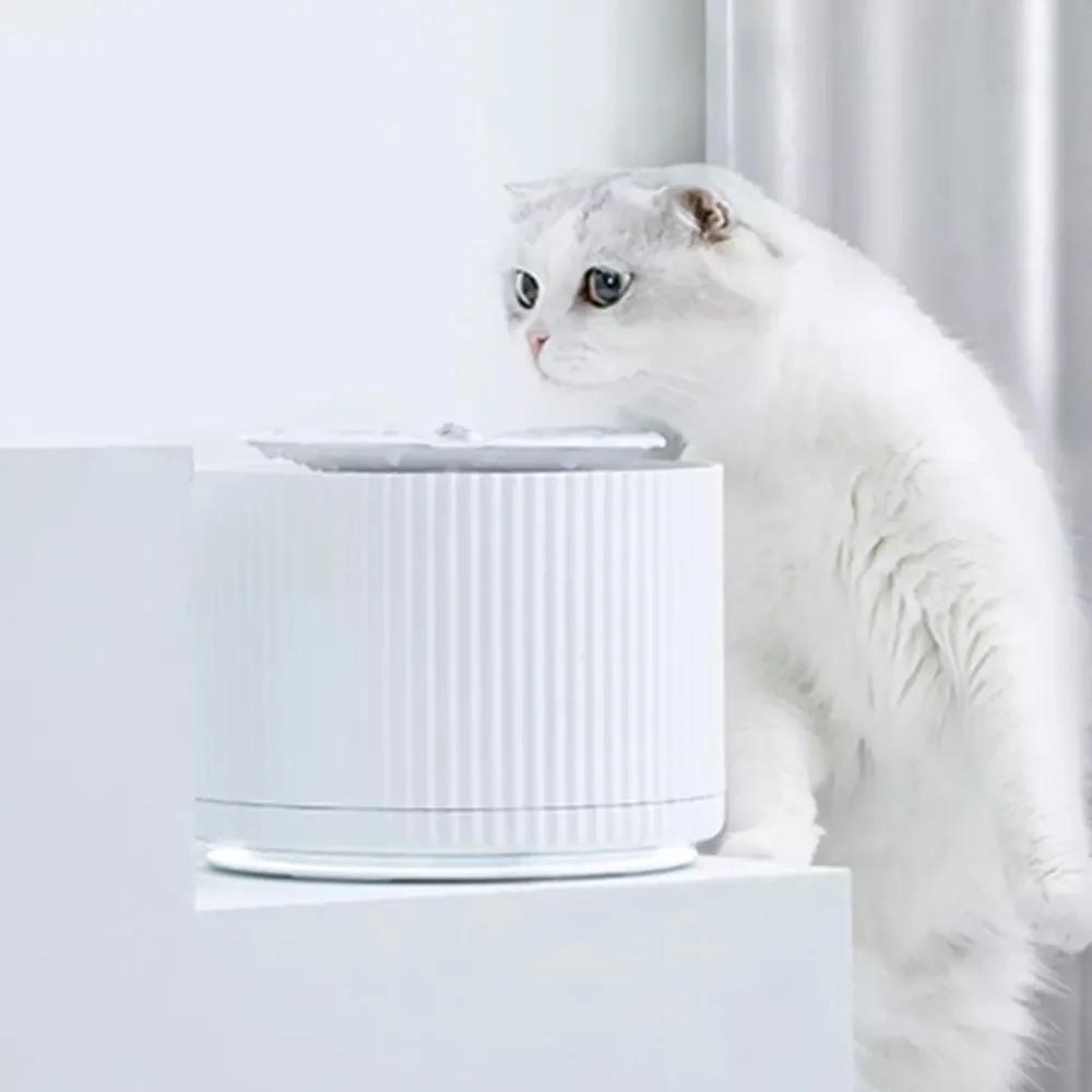 Xiaomi Smart Cat диспенсер для воды, очиститель воды, 5 слоев фильтра, чистый поток воды, Открытый питьевой лоток для домашних животных, питьевой фонтан