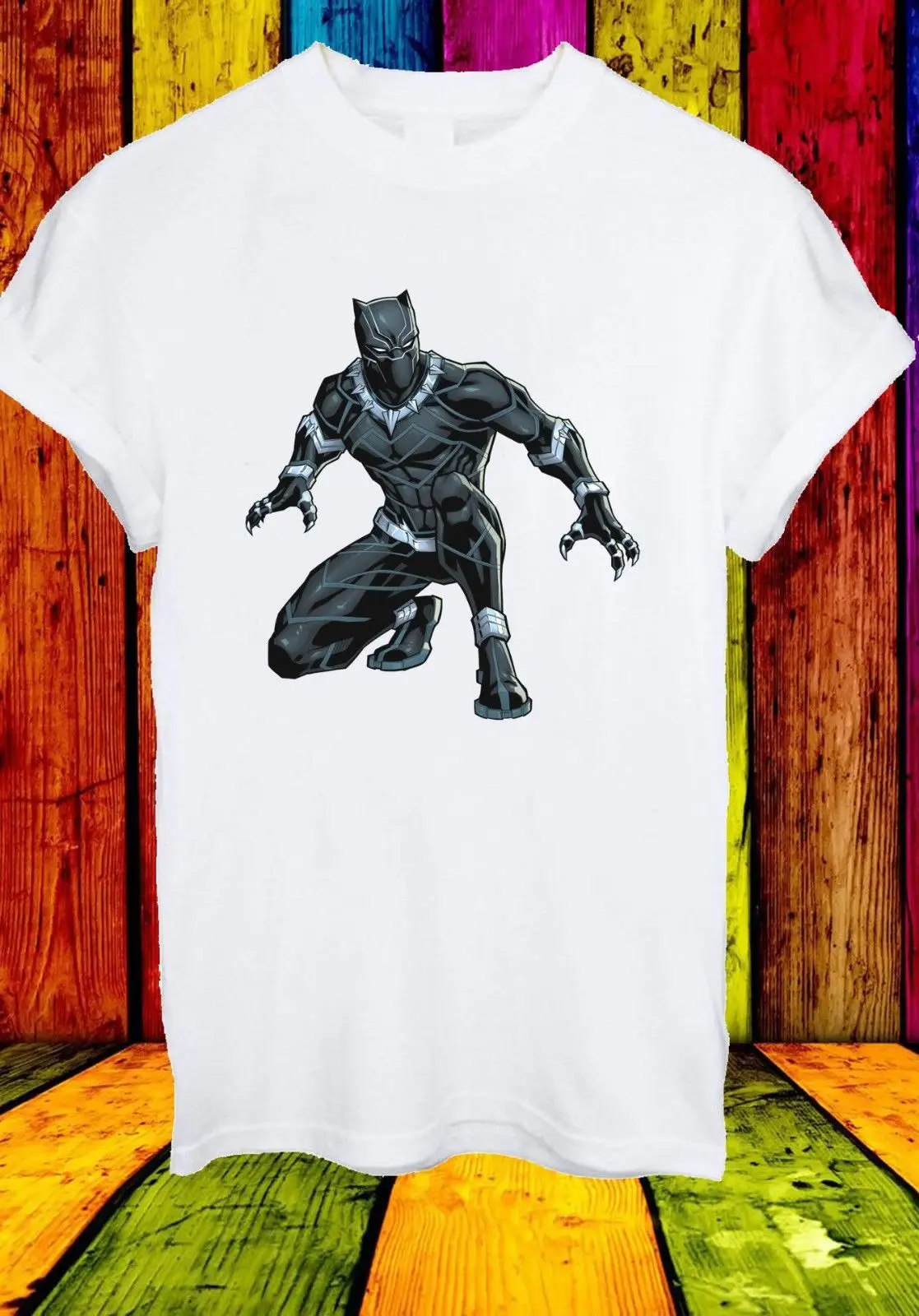 Черная пантера король T'Challa Wakanda фильм о супергероях мужчины женщины унисекс