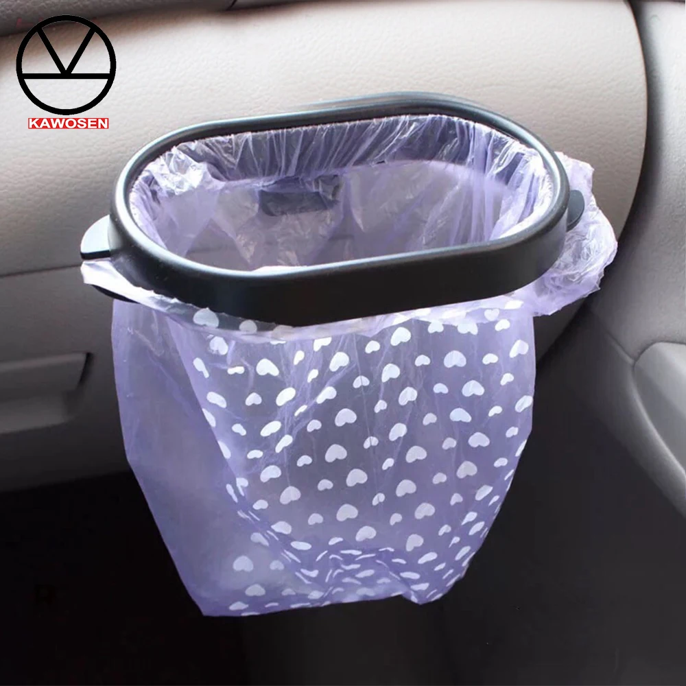 

KAWOSEN Foldable Car Organizer Frame for Car Trash Bag, Car Accessories Automobile Garbage Rubbish Waste Holder Storage CORF01