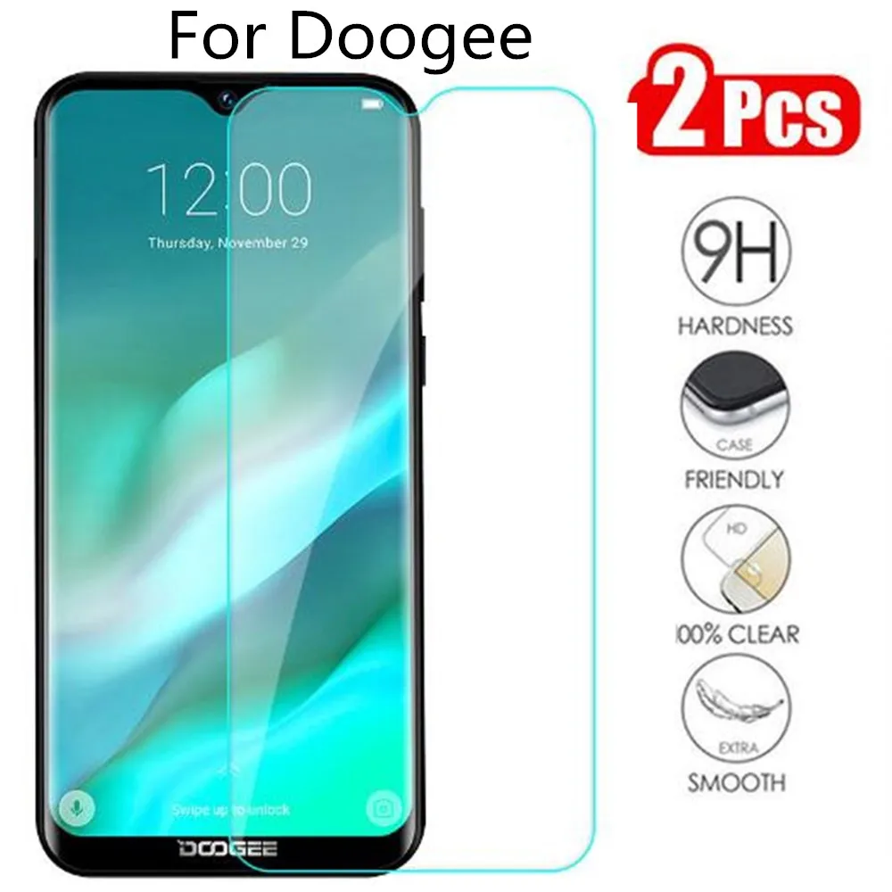 2 шт. закаленное стекло Для Doogee S55 S60 S70 X11 N10 Y8 Y8C защита для экрана X90 S90 Y7 защитное
