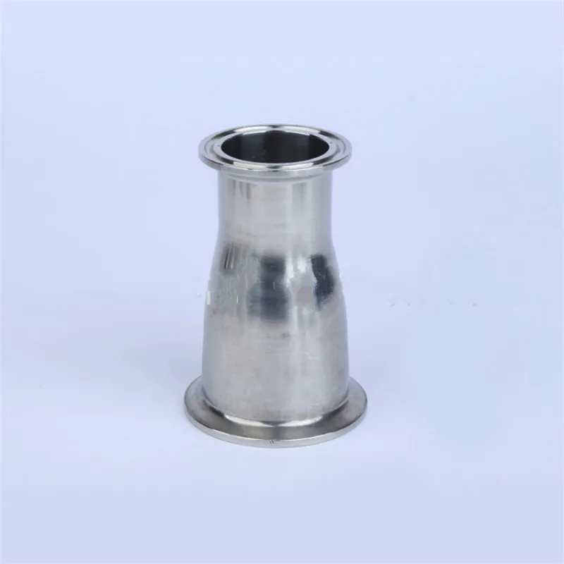 25MM to 51MM  1" to 2" Sanitary Ferrule Reducer Fitting SS 316 to Tri Clamp 