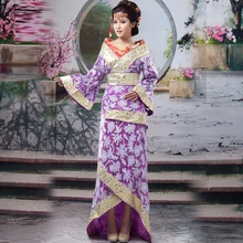 Фиолетовое платье принцессы для тайпинга; Новинка; Лидер продаж; китайское платье для девочек; платье принцессы; один размер;