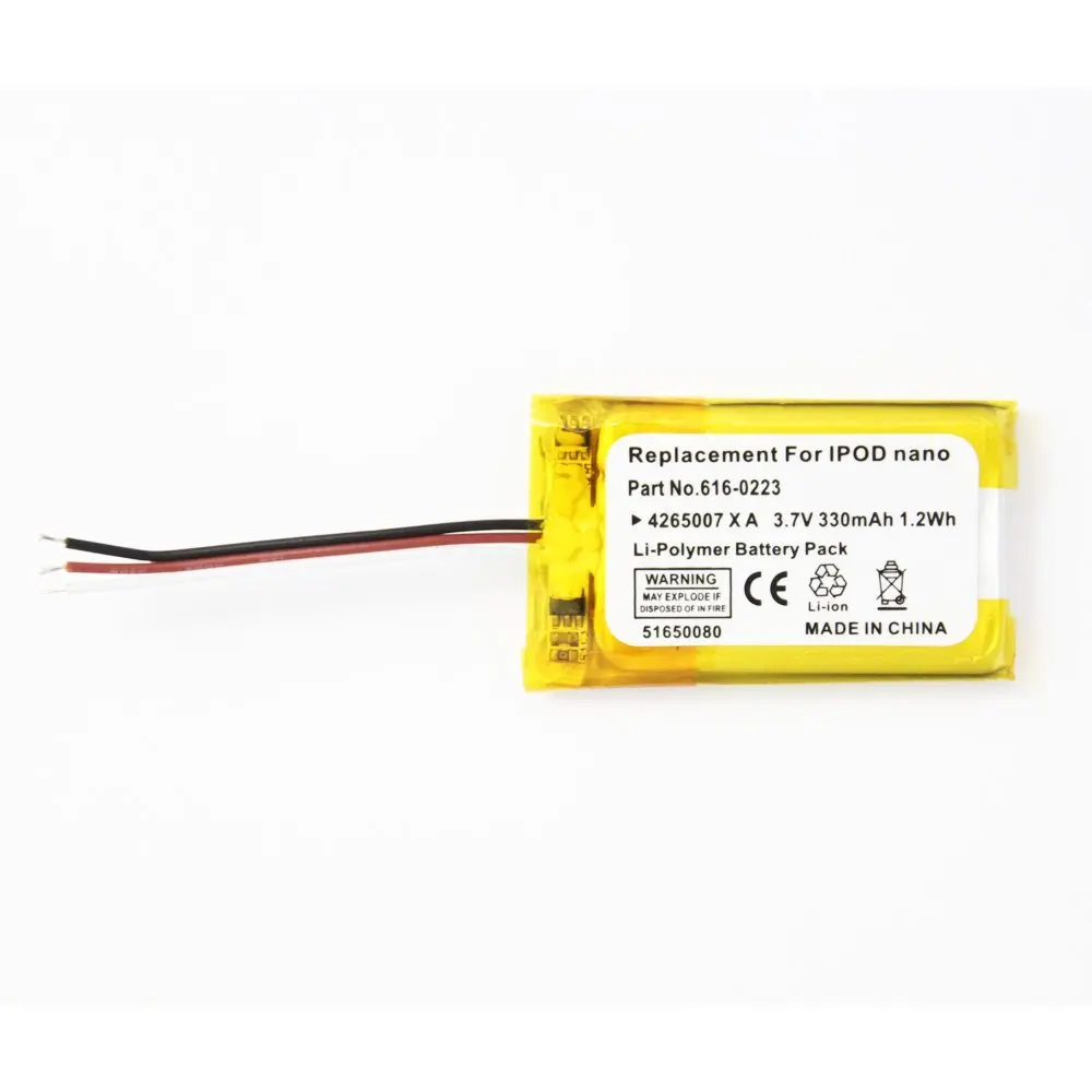 

1 Pack Fenzer Replacement 330mAh Battery for Apple iPod Nano 1st 1 Gen Generation