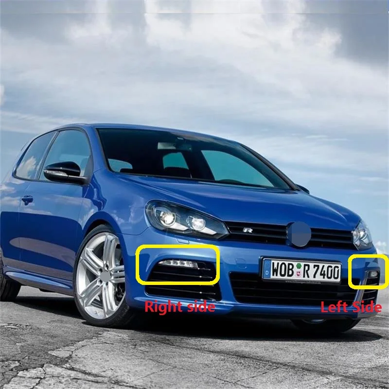 Для VW Golf 6 MK6 R20 2009 2010 2011 2012 2013 авто-Стайлинг автомобиля светодиодный светильник светодиодный DRL Дневной светильник