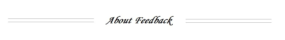 feedback