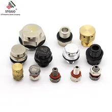 Водонепроницаемый дышащая M6* 1,25-10 нить Медь с никель винт успокоительное клапан