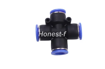 

Push to Connect Joint 12mm OD Tube Pneumatic Cross Union Fitting