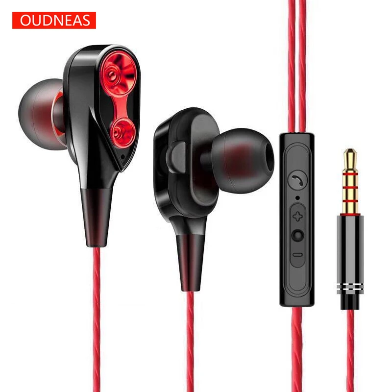 

Wired Headphones 3.5mm In Ear Earphone With Mic pamu gaming audifonos telefono auriculares helmet stereo headset fone de ouvido