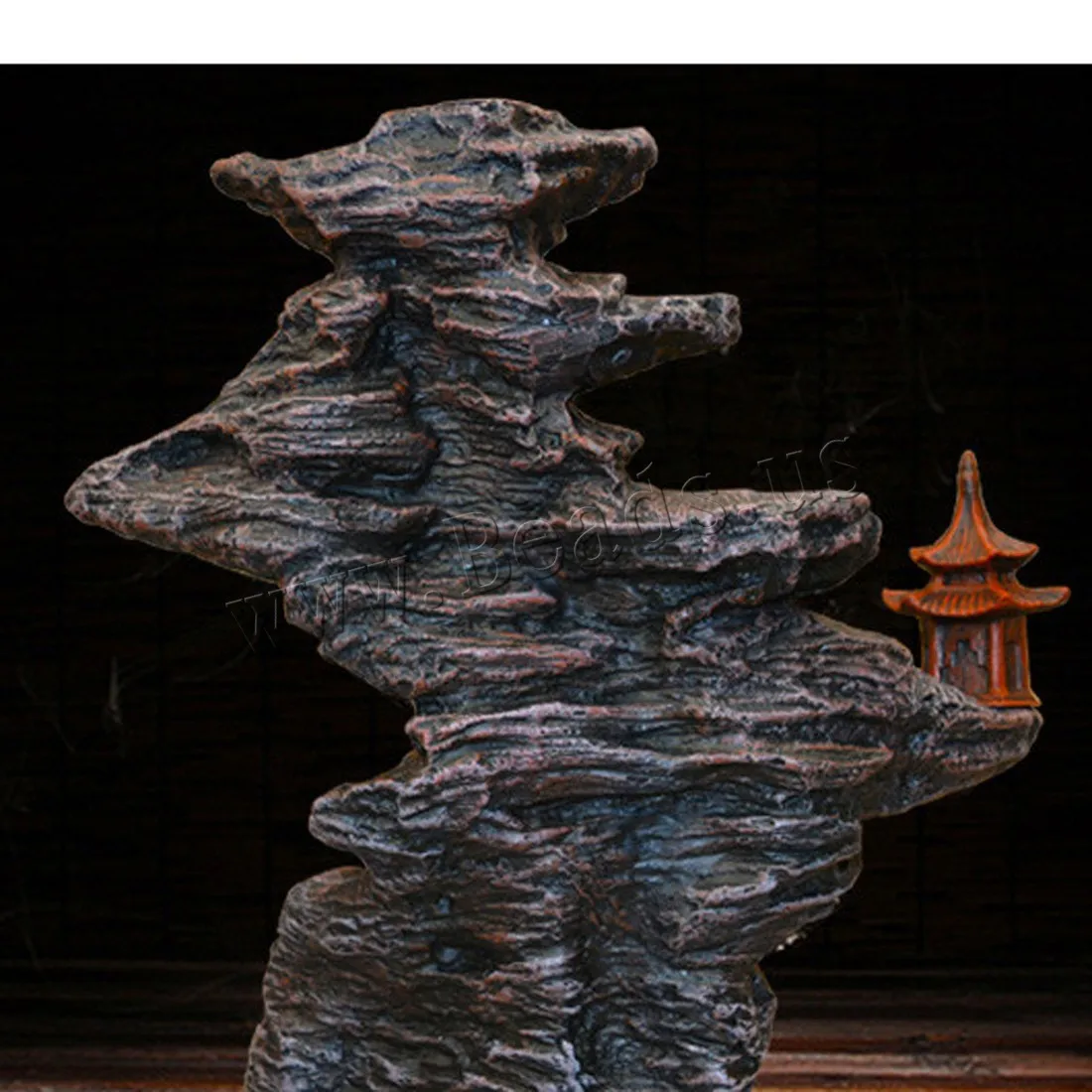 High Mountain Smoke Waterfall Backflow Incense Burner River Handicraft Aromatherapy Furnace Holder Use In Home Office Teahouse