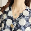 LouLeur 925, collier rond en argent sterling avec pendentif de rose, collier créatif vintage, bijou créatif, pour femmes, cadeau de festival ► Photo 2/6