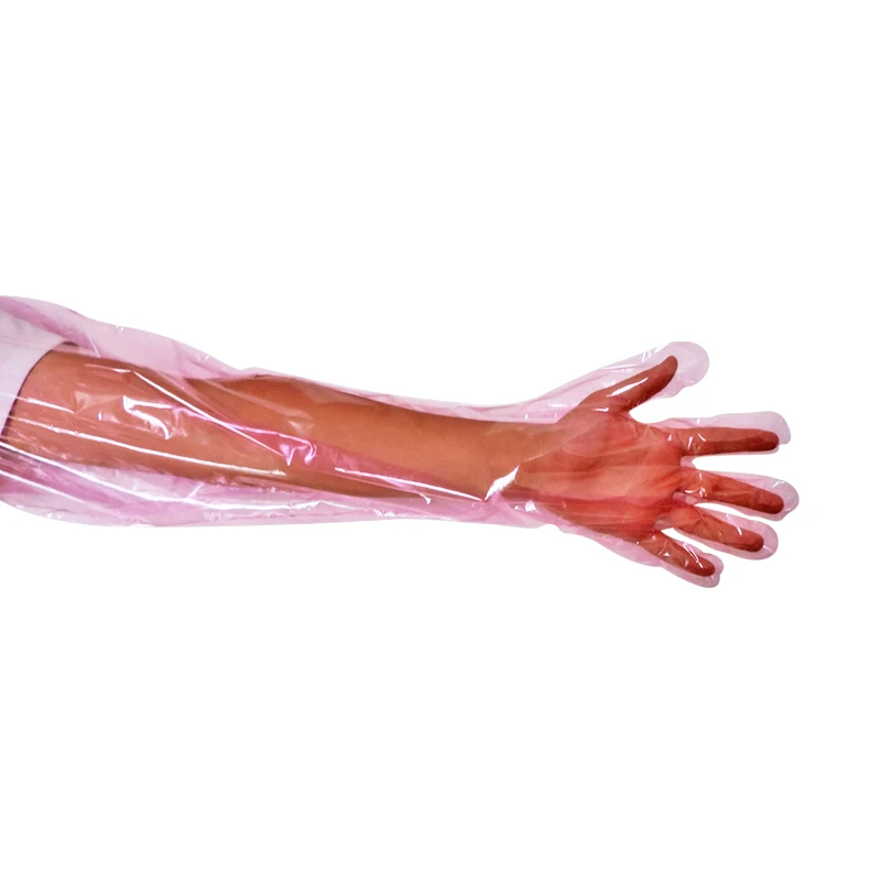 50 шт./компл. одноразовые перчатки мягкая пластиковая пленка длинная рука ветеринарная пластиковая упаковка для перчаток одноразовые медицинские Semen перчатки для сельскохозяйственных животных