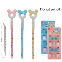 Милый пончик карандаш нет необходимости резать карандаш-пуля Школа Детский рисунок и ручка для письма
