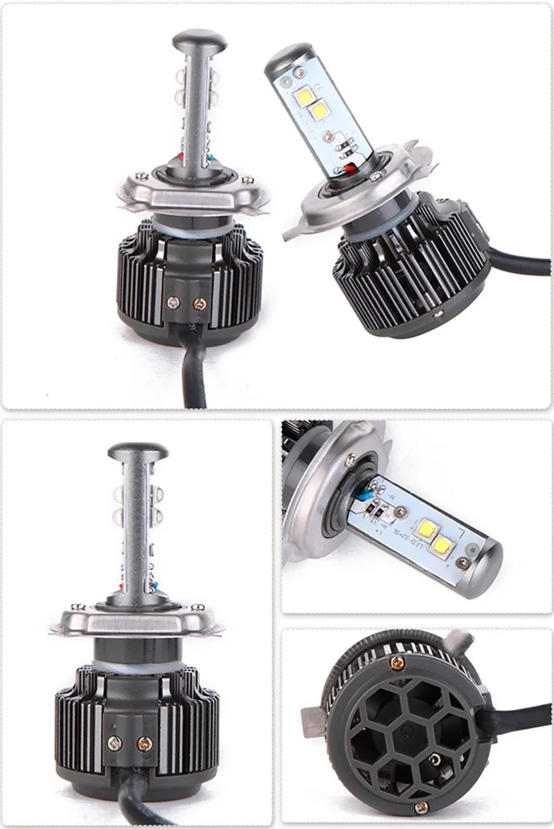 Elglux 80 Вт 9600LM V16 Turbo LED H7 H4 H8 H9 H11 комплект автомобильных фар XHP 70 чипы EMC 9005 HB3 9006 HB4