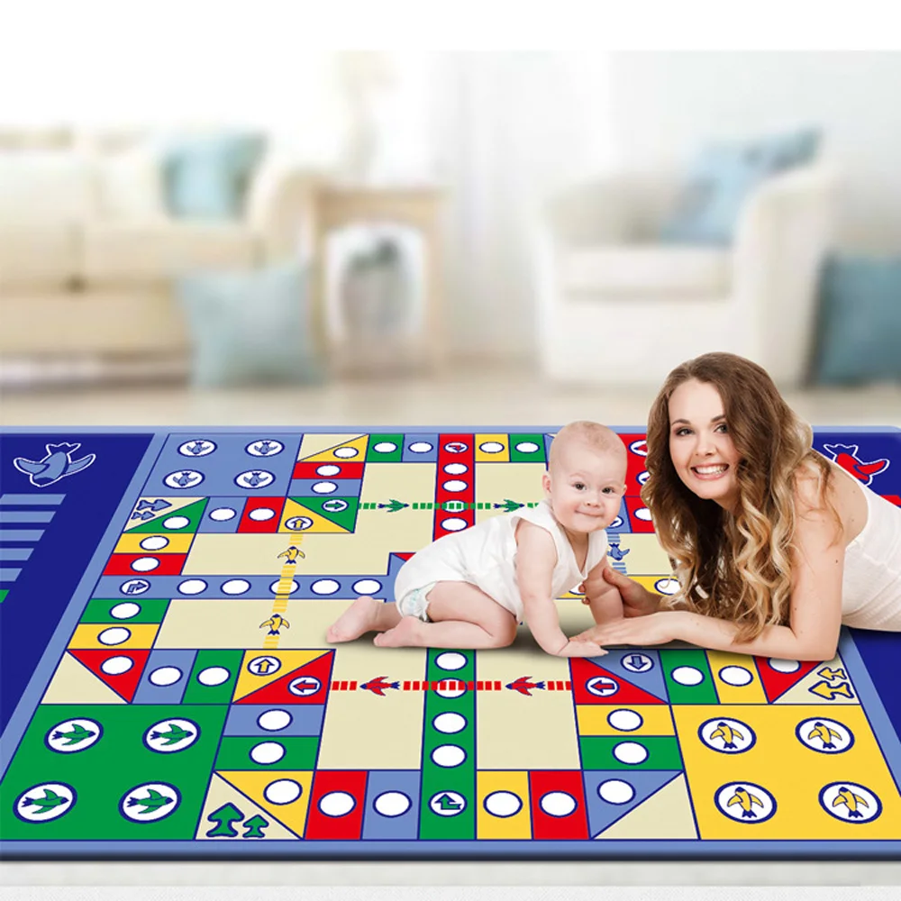 High Quality Baby Game Blanket Large Kid's Ludo Mat Waterproof picnic