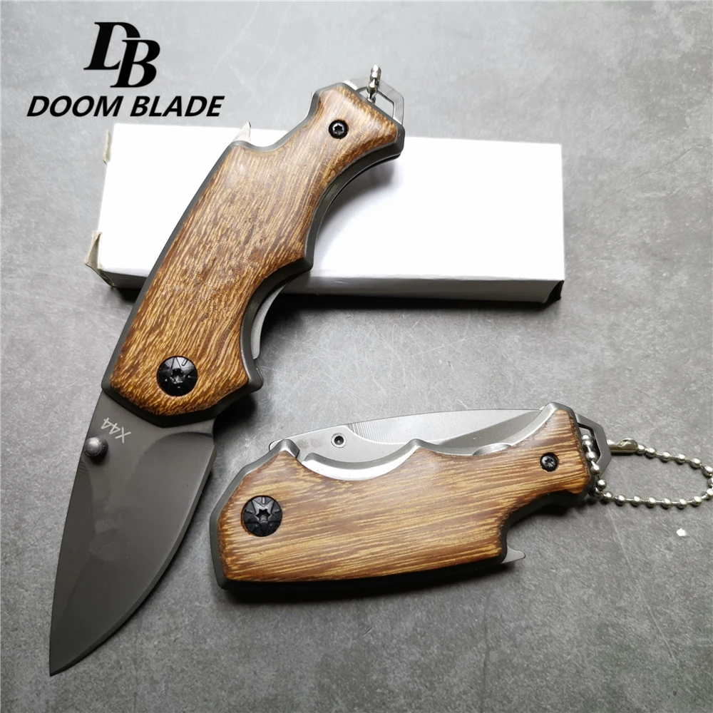 

145mm(5.9') 56HRC Folding Knife 5Cr13 Blade Tactical Survival Camping Tool Edc Pocket Knife Outdoor Hunting Tool