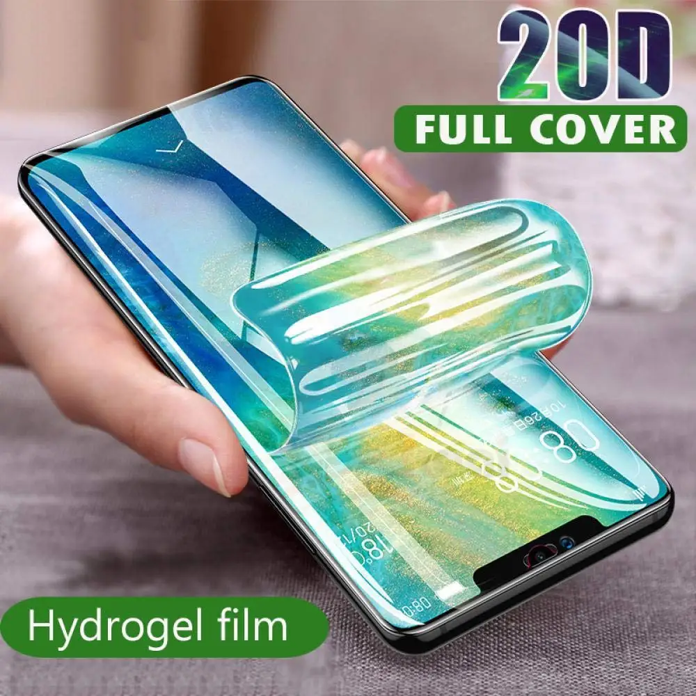 

20D Screen Protector Hydrogel Film For Huawei P20 P10 Pro Mate 20 10 Lite Protective Film For P Smart 2019 Nova 3 3i Not Glass