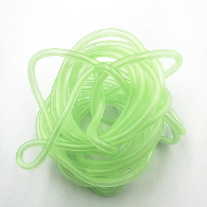Shared With Fish Green Luminous Soft Plastic Tube for Fishing / Rig