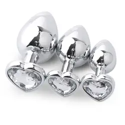 Snowshine YLW 3 шт. в форме сердца база с ювелирными изделиями камень по дню рождения Butt-Anal-Play Rose Jewel Sex Бесплатная доставка