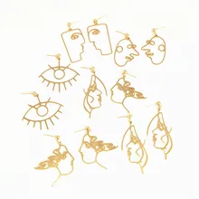 Винтажные женские модные массивные серьги оптом геометрические серьги для свадебной вечеринки рождественские подарки