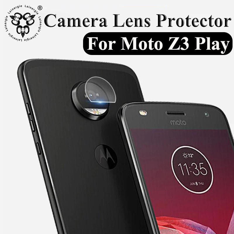 Lainergie 10PCS 2.5D Back Rear for Motorola Moto Z3 Z2 Z PLAY Camera Lens Protector Soft Tempered Glass Protective Film Cover | Мобильные