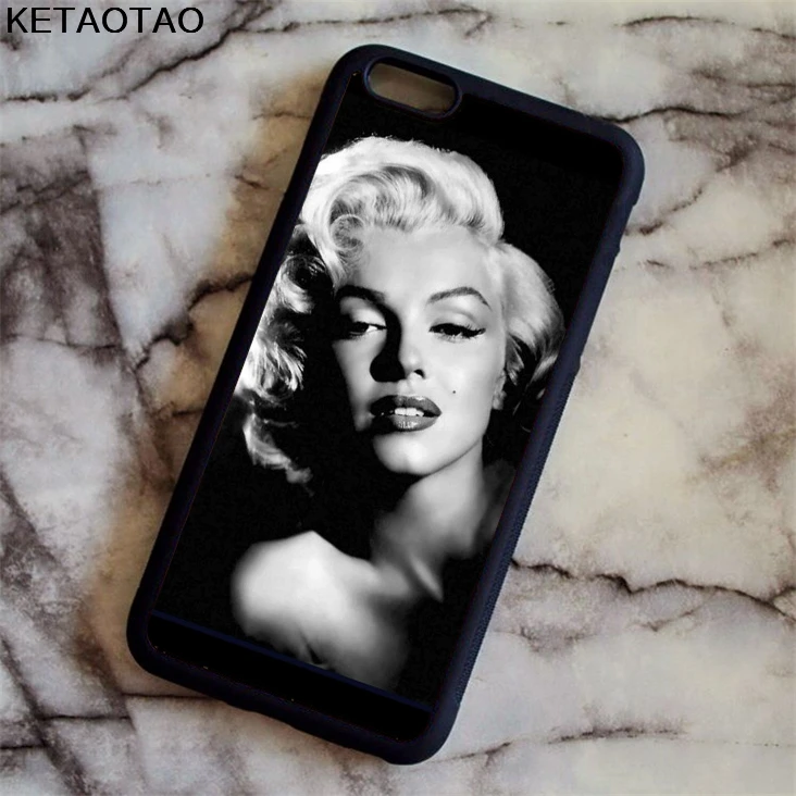 KETAOTAO Одри Хепберн Мэрилин Монро Чехол для телефона s iPhone 4S 5S 6 6S 7 8 X PLUS samsung S8 Мягкий