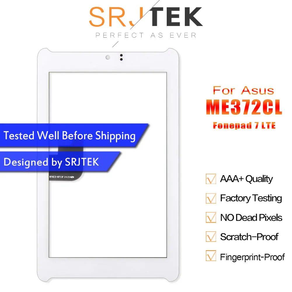 Stjtek 7 ''белый сенсорный экран для ASUS Fonepad LTE ME372CL K00Y дигитайзер стеклянный сенсор