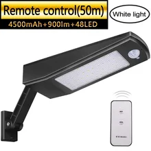 Уличные светильники на солнечной батарее 48 светодиодный пульт дистанционного управления 4 режима инфракрасный датчик движения водонепроницаемые огни безопасности с регулируемым углом