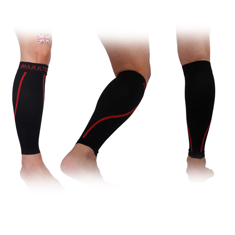 Marktop Legwarmers Support Compression Sleeve Support Sports Leg Warmer Cycling Running Football Sock Protector Fluorescent 5199