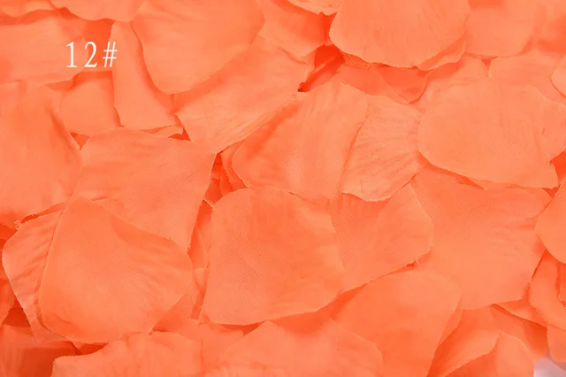 aliexpress com buy 2000pcs lot orange artificial silk rose petals
