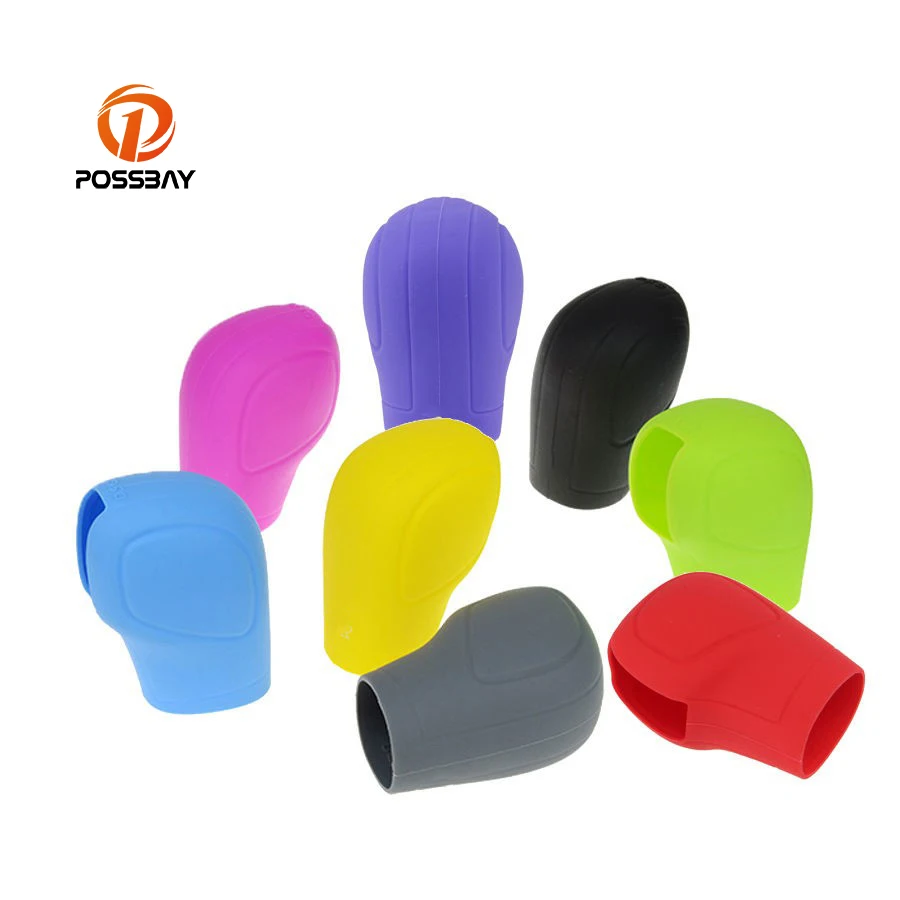 

POSSBAY Manual Car Silicone Gear Shift Collars Handbrake Grip Car Hand Brake Covers Case Universal Gear Handle Knob