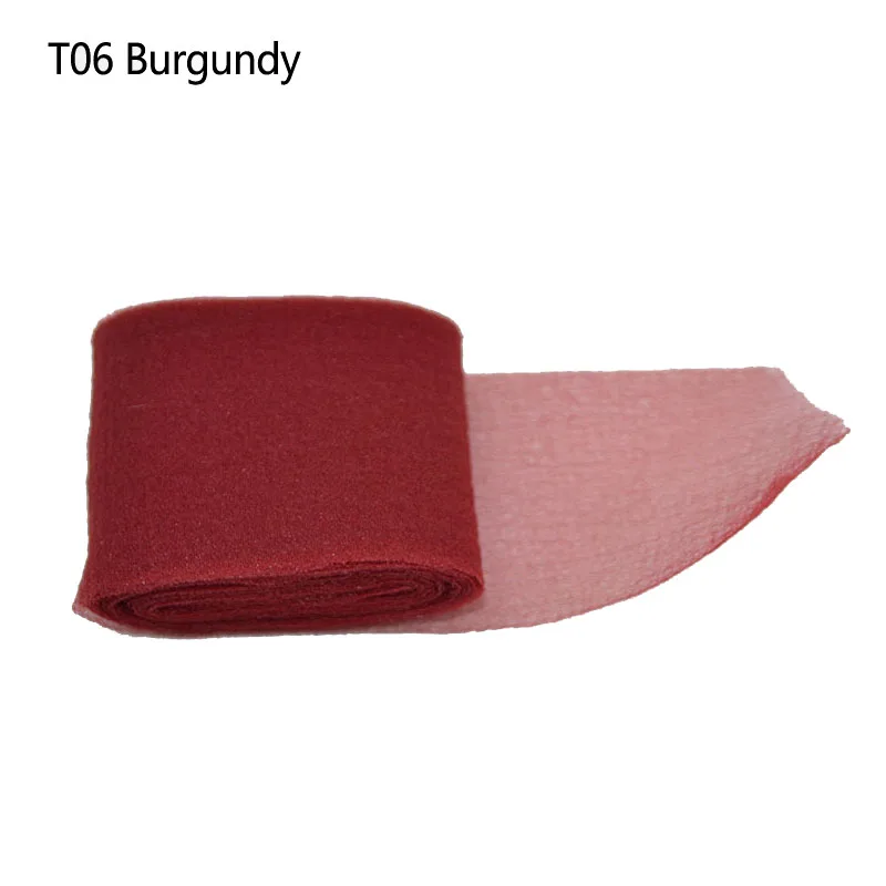 6 burgundy