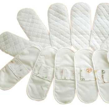 

2pcs 210mm Women Feminine Hygiene Reusable Washable Nappy Menstrual Period Sanitary Pads Cotton Cloth Panty Liner Adult Diapers