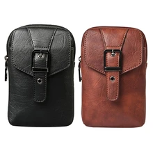 Поясная Сумка Для мужчин Fanny Pack Пояс ячейки чехол для телефона карман кошелек Чехол спортивная сумка через плечо Для мужчин