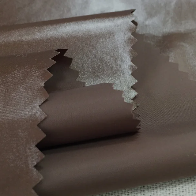 free shipping 100cm*150cm nylon fabric shiny 40D Nylon bright PU shine