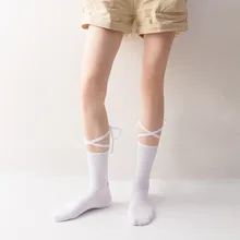 Сексуальные бандажные носки Kawaii, женские носки, осенне-зимние длинные носки, женские новые японские носки Харадзюку, 5 цветов, носки без пятки, Calcetines Mujer