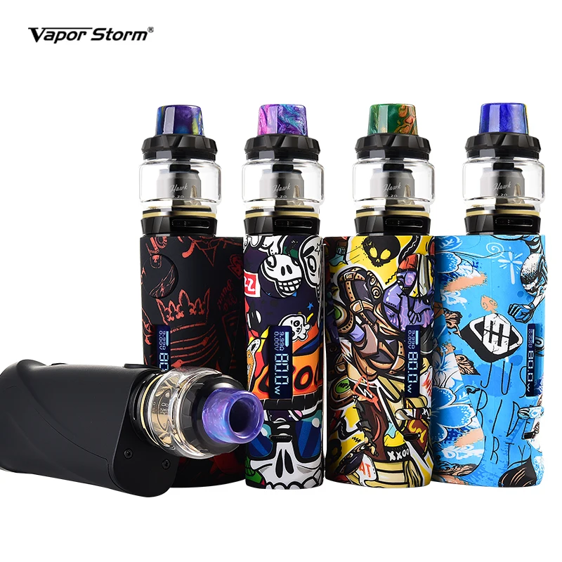 Электронная сигарета Vapor Storm ECO Pro 5 80 Вт контроль воздушного потока 6 мл 510 TC|Системы