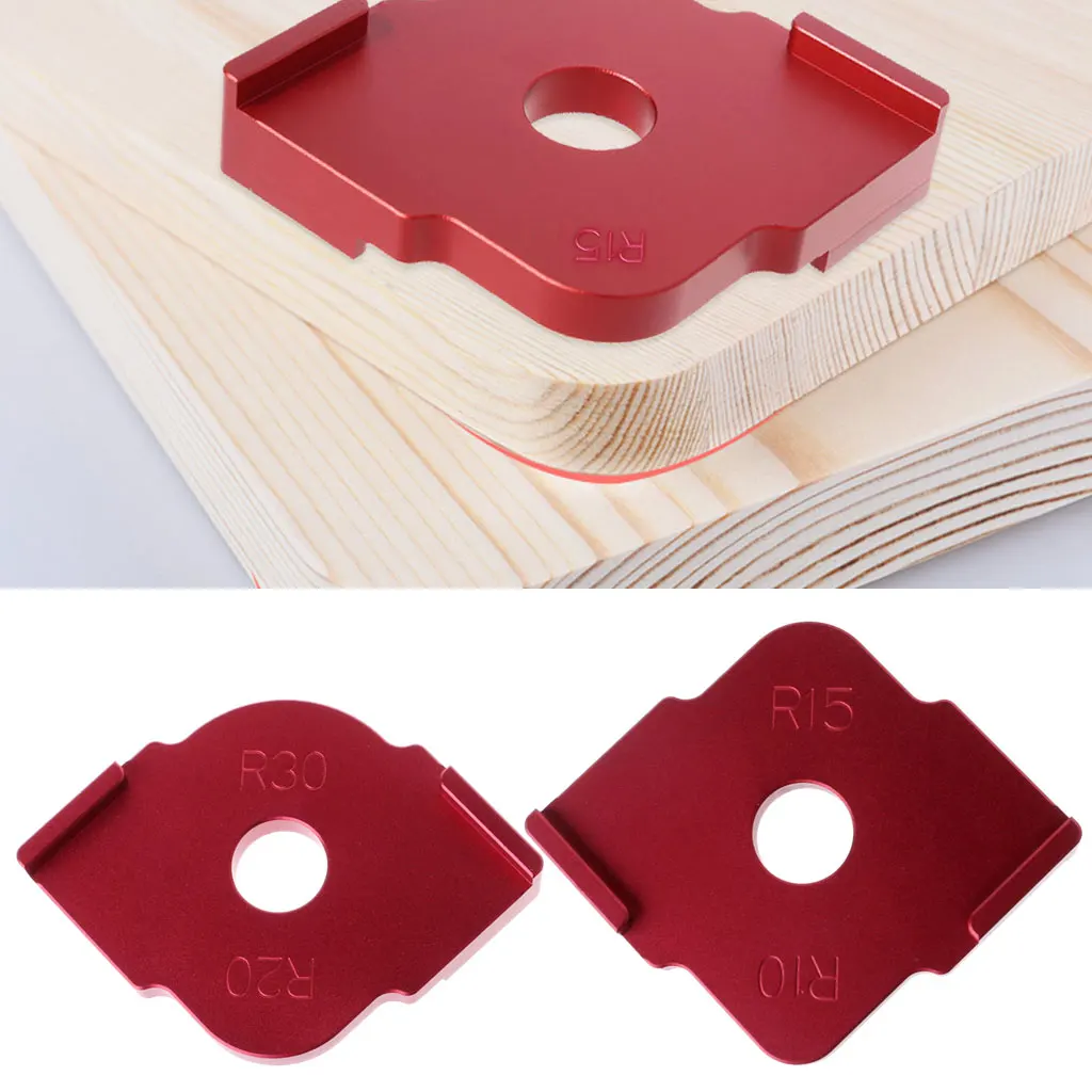 

2 Pcs Wood Panel Radius Quick-Jig Router Table Bits Jig Corner Templates Kit