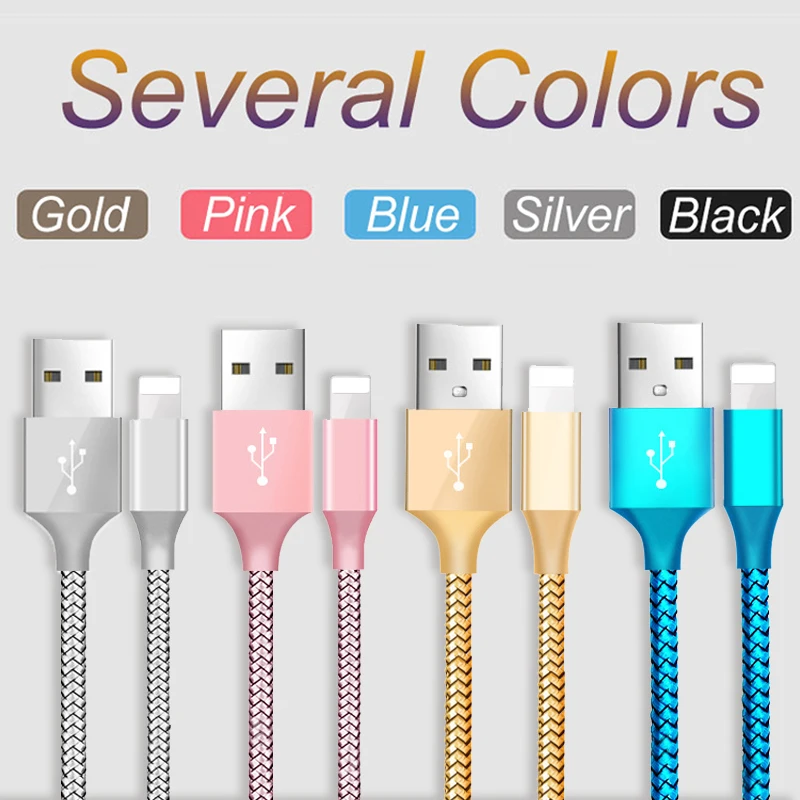 

Fast Charging Cabel For iPhone X XS 7 8 Plus Mobile Phone Cable For iPad USB Charger Cable Mobile Phone Data Cable