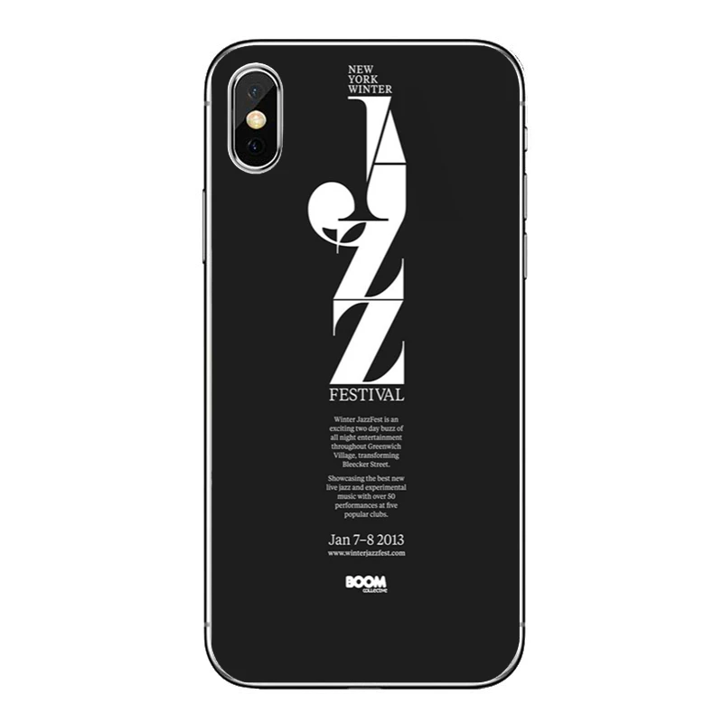 Мягкий чехол для телефона Джаз постер Типографика вдохновение Huawei P20 P10 P9 P8 pro Lite