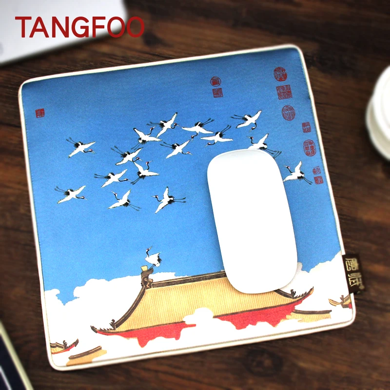 

Silk mouse pad Chinese wind characteristics mat Crafts abroad to foreigners business birthday gifts