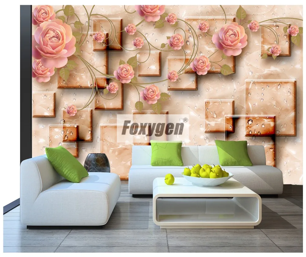 Customzied NON-WOVEN Wallpaper mural with kinds of nice 3D flowers animalsForest abstract landscapes cities designs designs and patterns  (205)