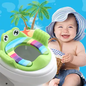 

Kidlove Children Toilet Seat Anti-fall Seat Potty Cover Ladder for Baby Infant