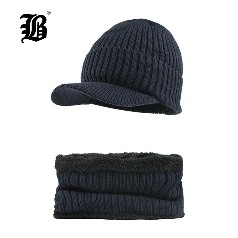 

[FLB] Brand bone men's Winter Hat knitted wool beanies men Hip-Hop capTurban Caps Skullies Balaclava Hats For women gorrosF18026